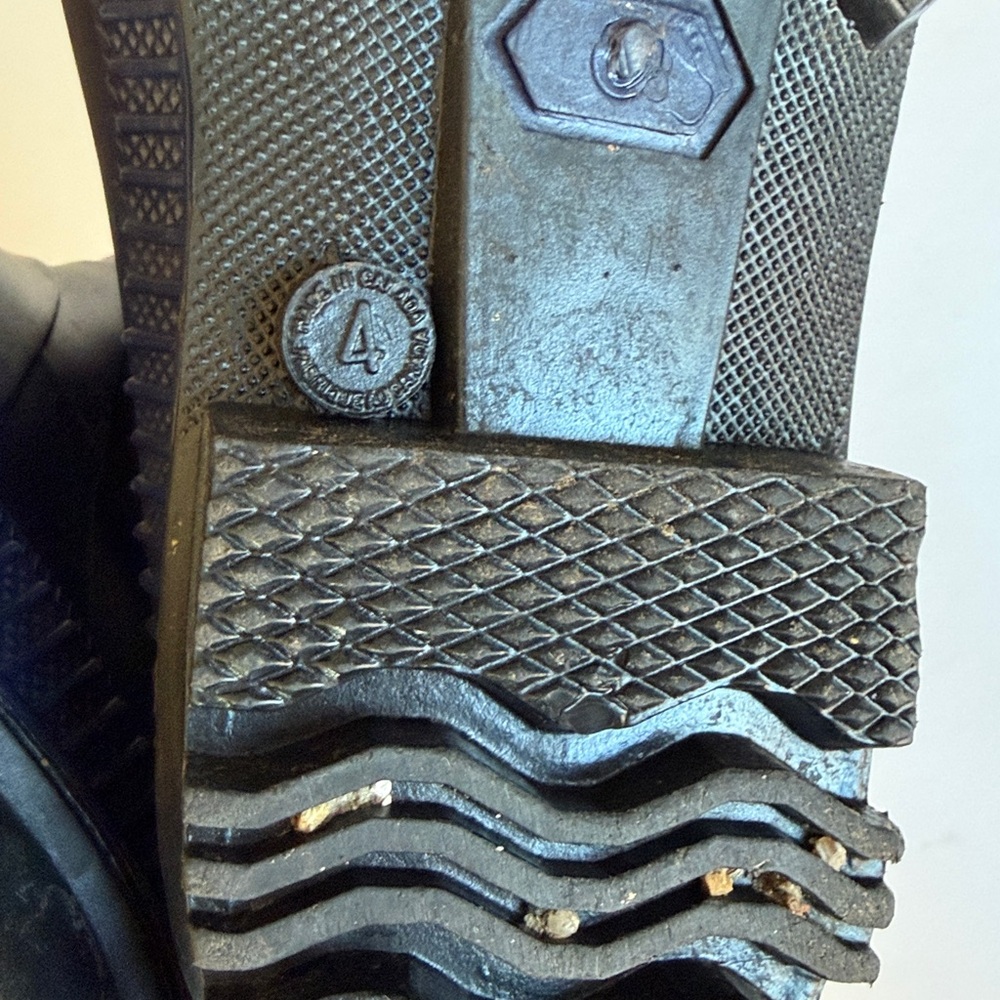 Kamik rain boots kids size 4 navy blue VGUC - Picture 6 of 6